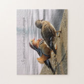 マンダリンダックカップル ジグソーパズル (縦)