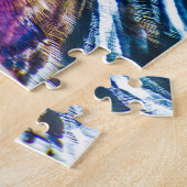 マンダリンダッククローズアップポートレート ジグソーパズル (側面)