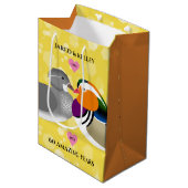 マンダリンダックズロベバード任意の記念日 ミディアムペーパーバッグ (正面アングル)