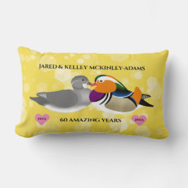 マンダリンダックズロベバード任意の記念日 ランバークッション