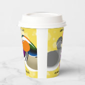 マンダリンダックズロベバード任意の記念日 紙コップ (左)