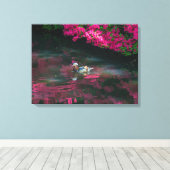 マンダリンダックビューキャンバス印刷 キャンバスプリント (インサイチュ (ウッドフロア))