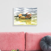 マンダリンダック/エクスクレリキュラータ キャンバスプリント (インサイチュ (リビング))