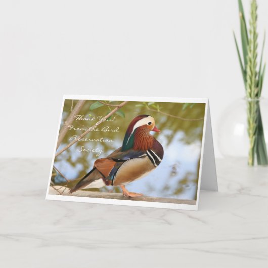 マンダリンダック サンキューカード (正面)