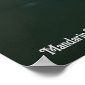 マンダリンダック ポスター (角)