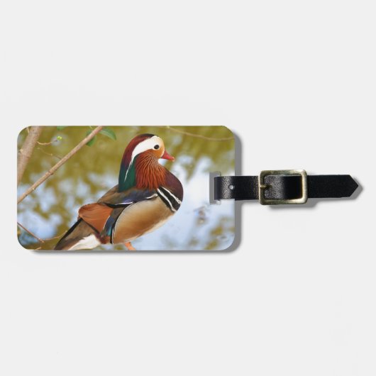 マンダリンダック ラゲッジタグ (正面横)