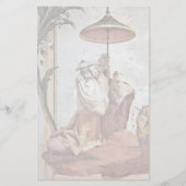 マンダリンツリー付きランドスケープ 便箋 (正面)