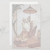 マンダリンツリー付きランドスケープ 便箋 (正面/裏面)