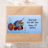 マンダリンドラゴネット魚ラベル ラベル (インサイチュ)