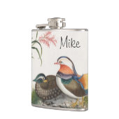 マンダリン中国のダック絵画ズ フラスク (左)