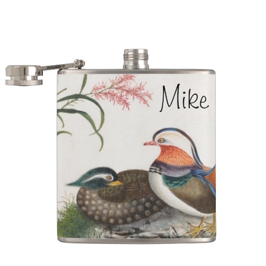 マンダリン中国のダック絵画ズ フラスク (オープン)