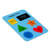 マンダリン中国の英語バイリンガル形単語 マグネット (右側)