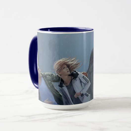 マンダリーコーヒーマグの上に霧 マグカップ (正面左)