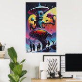 マンダロルンとグロゴ ポスター (ホームオフィス)