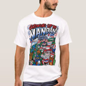 マンダンで育つ アメリカ250周年Tシャツ Tシャツ (正面)