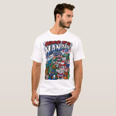 マンダンで育つ アメリカ250周年Tシャツ Tシャツ (正面フル)