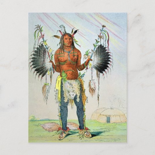 マンダンの医療従事者 ポストカード (正面)