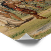 マンダンアーチェリーコンテスト， c.1832 ポスター (角)