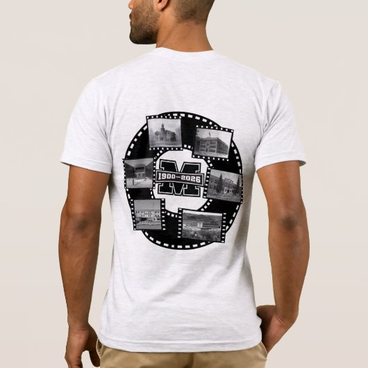 マンダン全クラス同窓会Tシャツ Tシャツ (裏面)