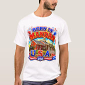 マンダン アメリカ 250 Tシャツ (正面)