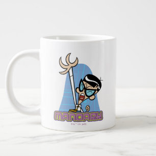 マンダークキャラクター名のグラフィック ジャンボコーヒーマグカップ