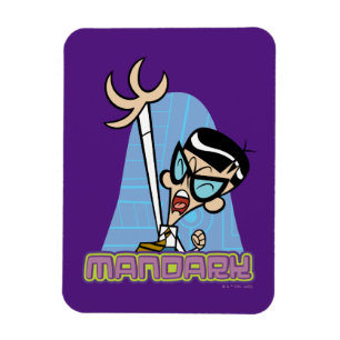 マンダークキャラクター名のグラフィック マグネット