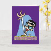 マンダークキャラクター名グラフィック カード (黄色い花)