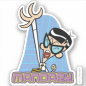 マンダークキャラクター名グラフィック シール (正面)