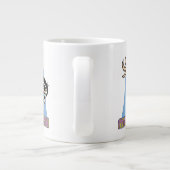 マンダークキャラクター名グラフィック ジャンボコーヒーマグカップ (裏面)