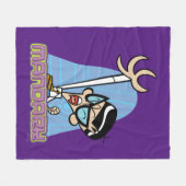 マンダークキャラクター名グラフィック フリースブランケット (正面(横))