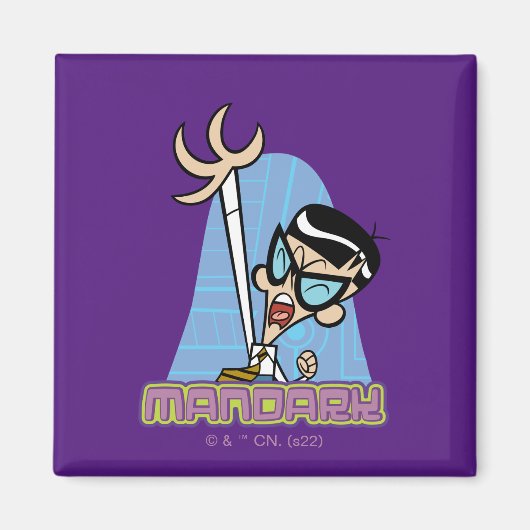 マンダークキャラクター名グラフィック マグネット (正面)