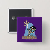 マンダークキャラクター名グラフィック 缶バッジ (正面&裏面)