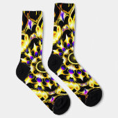 マンダ鮮やかラ華美デザイン ソックス (右)