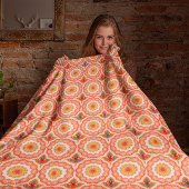 マンダ鮮やかラ調和 シェルパブランケット