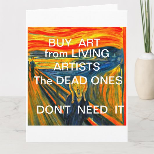 マンチの悲鳴、パロディ カード (正面)