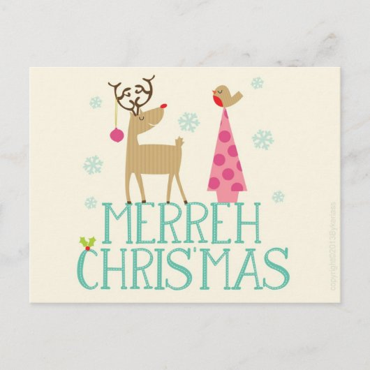 マンチェスターおよび北西クリスマスカード シーズンポストカード (正面)