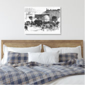 マンチェスターでの刑務所ヴァン攻撃 キャンバスプリント (インサイチュ (寝室))