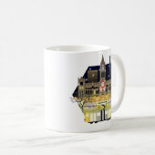 マンチェスターのクリスマスの市場 コーヒーマグカップ (正面右)