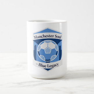 マンチェスターの伝統を受け継ぐサッカーファンへのギフト コーヒーマグカップ