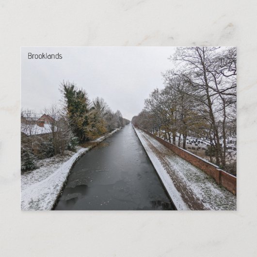 マンチェスターの冬 ポストカード (正面)