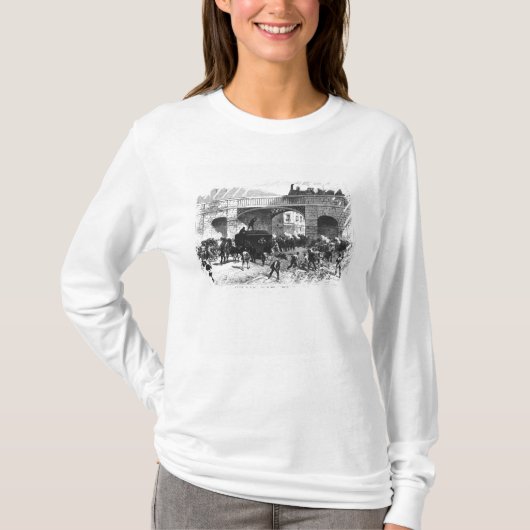 マンチェスターの刑務所ヴァンの攻撃 Tシャツ (正面)