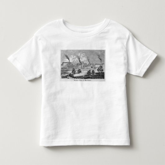 マンチェスターの西部の眺め トドラーTシャツ (正面)