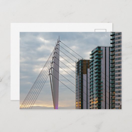 マンチェスターアーキテクチャメディアシティポストカード ポストカード (正面/裏面)