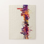 マンチェスターイングランドスカイライン ジグソーパズル (縦)