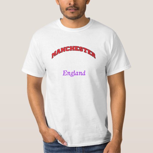 マンチェスターイングランドTシャツ Tシャツ (正面)
