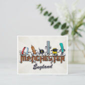 マンチェスターキャラクター ポストカード (スタンド正面)