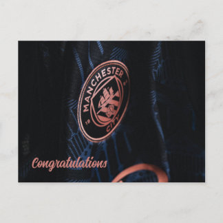 マンチェスターシティのポストカード ポストカード