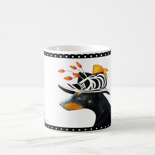 マンチェスターテリアのマグ コーヒーマグカップ (中央)