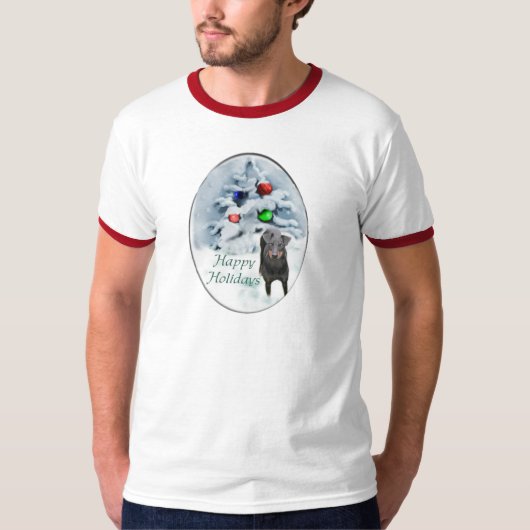 マンチェスターテリアクリスマスギフト Tシャツ (正面)