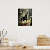 マンチェスターテリアドッグアートプリントポスター ポスター (キッチン)